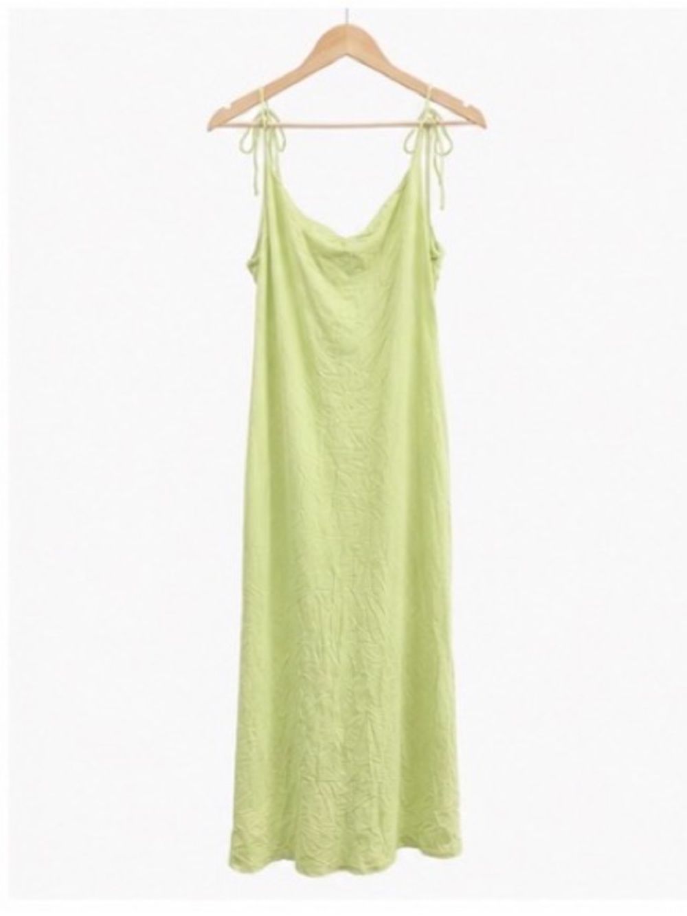 Fashion Nova Ashley Double Lined Maxi Dress (Lime)